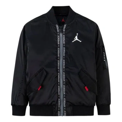 AIR JORDAN (GS) Air Jordan Poly Padded Bomber Jacket 'Black'