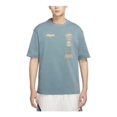 AIR JORDAN Air Jordan Heritage Short Sleeve Tee 'Blue'