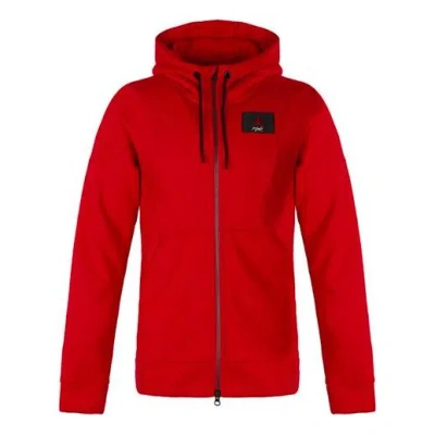 AIR JORDAN Air Jordan hooded Drawstring Zipper Jacket Red