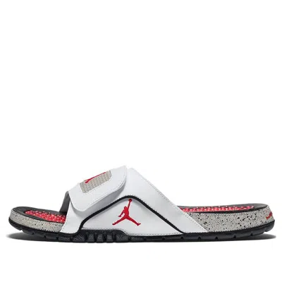 AIR JORDAN Air Jordan Hydro 4 Retro White Red Slippers