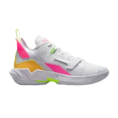AIR JORDAN JORDAN WHY NOT ZER0.4 'WHITE CITRON PULSE HYPER PINK'