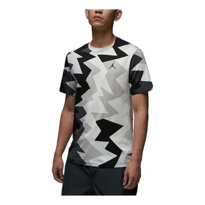AIR JORDAN Air Jordan Jumpman All Over Print T-Shirt 'Black Grey'