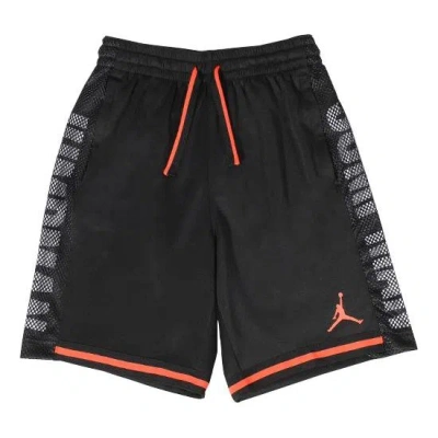 AIR JORDAN Air Jordan Jumpman Basketball shorts 'Black Orange side logo'