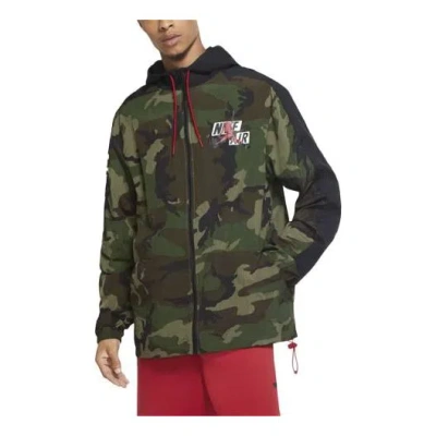 AIR JORDAN Air Jordan Jumpman Classics Camouflage Printing Hooded Jacket Green