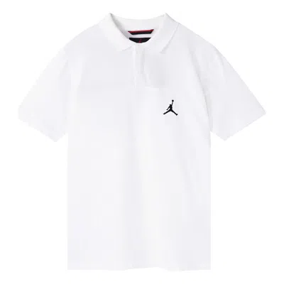 AIR JORDAN Air Jordan Jumpman Sports Short Sleeve Polo Shirt 'White'