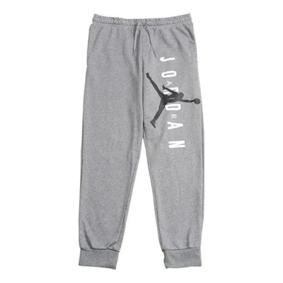 AIR JORDAN Air Jordan Knit Basketball Athleisure Casual Sports Long Pants Gray