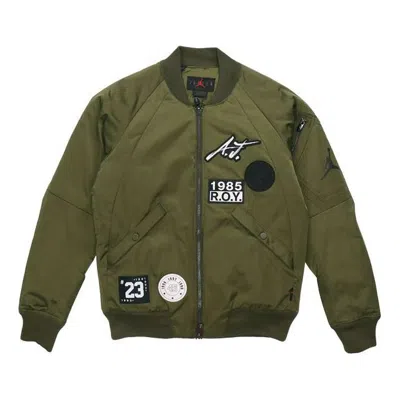 AIR JORDAN Air Jordan MA-1 Patch Logo Jacket Green