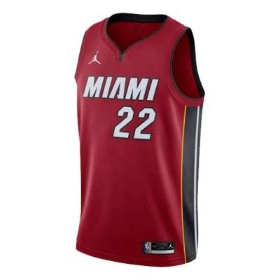 AIR JORDAN Men's Air Jordan Basketball Sports SW Fan Edition 20-21 Season Miami Heat Butler 2 No. 2 Jersey