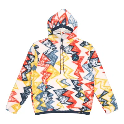 AIR JORDAN Men's Air Jordan Contrasting Colors Alphabet Printing Long Sleeves