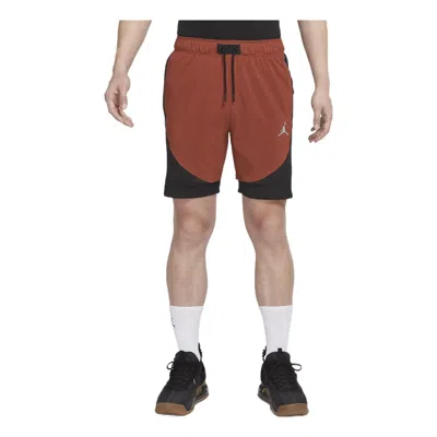 AIR JORDAN Men's Air Jordan Dri-FIT Reflective Logo Colorblock Casual Shorts Black