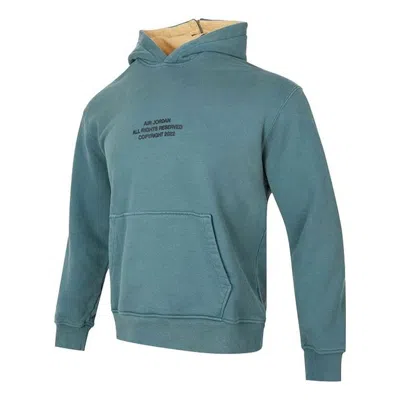 AIR JORDAN Men's Air Jordan Minimalistic Alphabet Printing Pullover Blue