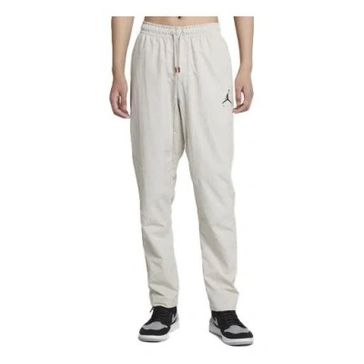 AIR JORDAN Men's Air Jordan Solid Color Logo Printing Breathable Sports Casual Joggers/Pants/Trousers Autumn Cr