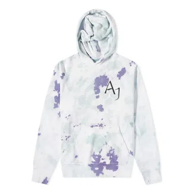 AIR JORDAN Men's Air Jordan Sport DNA Kangaroo Pocket Tie Dye Logo Gray Purple