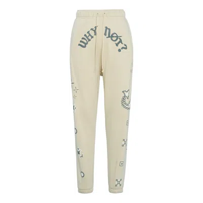 AIR JORDAN Men's Air Jordan 'why Not' Alphabet Printing Casual Sports Pants/Trousers/Joggers Light Yellow