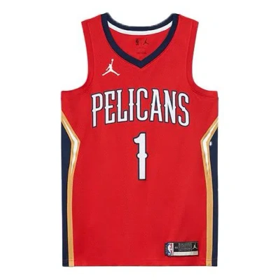 AIR JORDAN Air Jordan NBA Zion Williamson New Orleans Pelicans 2020/21 Fan Edition Jersey #1