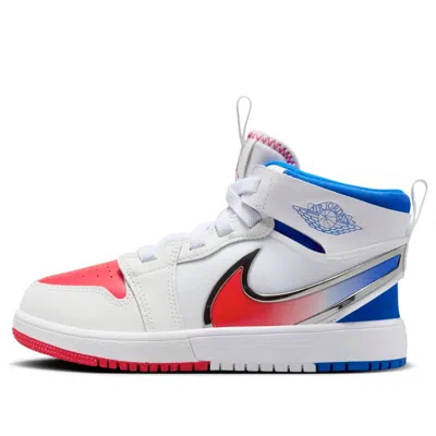 AIR JORDAN (PS) Air Jordan 1 Mid RM Easyon 'White Siren Red Blue'