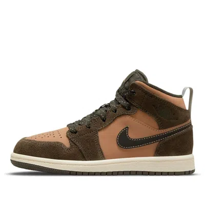 AIR JORDAN (PS) Air Jordan 1 Mid SE 'Earth Tone'