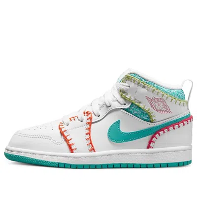 AIR JORDAN (PS) Air Jordan 1 Mid SE 'Multi Knit'