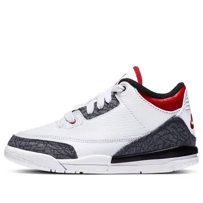 AIR JORDAN (PS) Air Jordan 3 Retro Denim SE 'Fire Red'