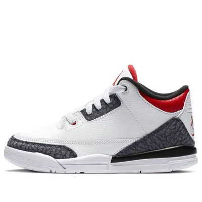 AIR JORDAN (PS) Air Jordan 3 Retro Denim SE 'Fire Red Denim'