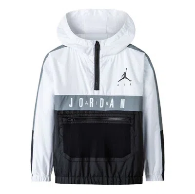 AIR JORDAN (PS) Air Jordan Color-Block Jacket 'White Black'