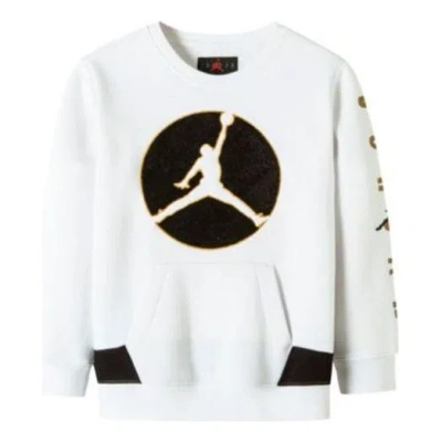 AIR JORDAN (PS) Air Jordan Jumpman Crewneck Sweatshirt 'White Black'