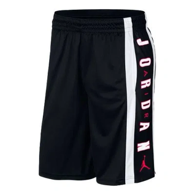 AIR JORDAN Air Jordan Rise Contrasting Colors Alphabet Printing Sports Shorts Black