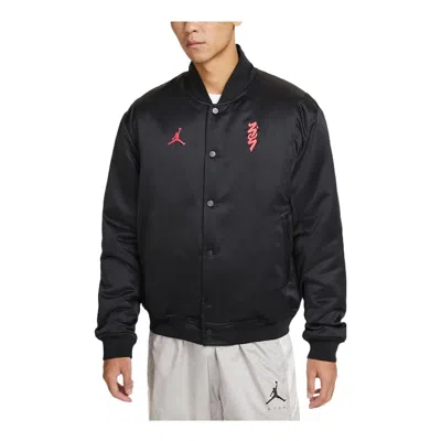 AIR JORDAN Air Jordan Single Breasted Sports Jacket Men's Black