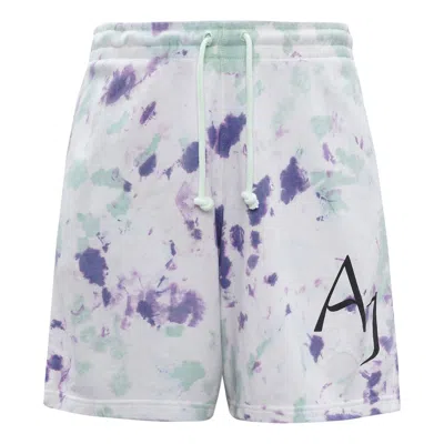 AIR JORDAN Air Jordan Sport DNA Splash Ink Printing Casual Sports Shorts Blue
