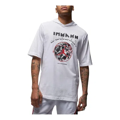 AIR JORDAN Air Jordan Sport Hooded T-Shirt 'White'