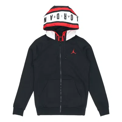 AIR JORDAN Air Jordan Sports Casual Hooded Jacket Black