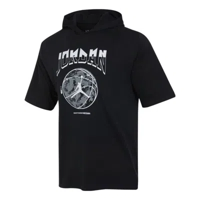 AIR JORDAN Air Jordan Sportswear Hoody Crew T-Shirt 'Black'