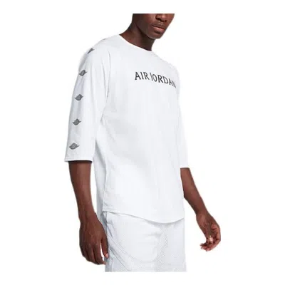AIR JORDAN Air Jordan Sportswear Wings 3/4 Sleeve T-Shirt 'White'