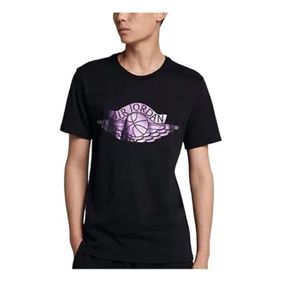 AIR JORDAN Air Jordan Sportswear Wings Brand 3 T-Shirt 'Black'