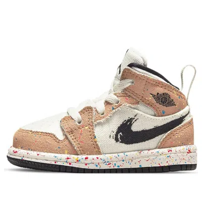 AIR JORDAN (TD) Air Jordan 1 Mid SE 'Brushstroke Paint Splatter'