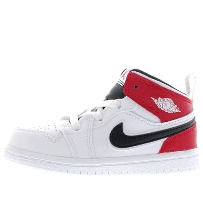 AIR JORDAN (TD) Air Jordan 1 Mid 'White Gym Red'