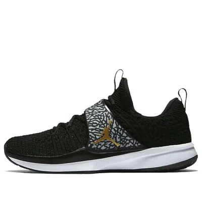 AIR JORDAN Air Jordan Trainer 2 Flyknit 'Black Metallic Gold'