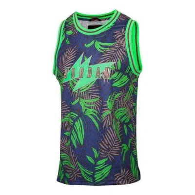 AIR JORDAN Air Jordan Wings Brown Printing Basketball Vest Purple