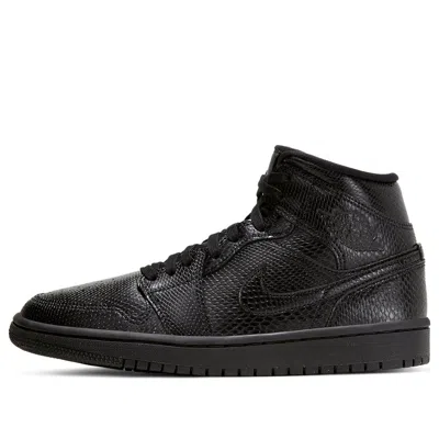 AIR JORDAN (WMNS) Air Jordan 1 Mid 'Black Snakeskin'