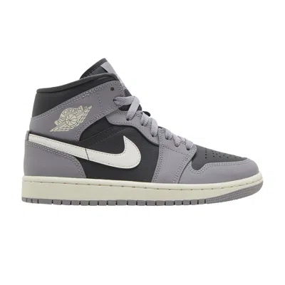 AIR JORDAN WMNS AIR JORDAN 1 MID 'CEMENT GREY'