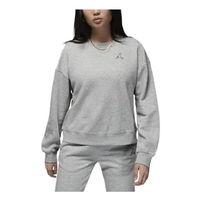 AIR JORDAN (WMNS) Air Jordan Brooklyn Fleece Crewneck Sweatshirt 'Grey'