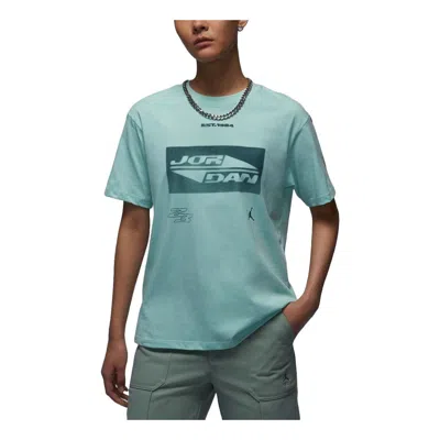 AIR JORDAN (WMNS) Air Jordan Graphic T-shirt Asia Sizing 'Mint Blue'