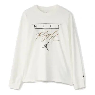 AIR JORDAN (WMNS) Air Jordan Long-Sleeve Graphic T-Shirt Asia Sizing 'Sail'