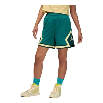 AIR JORDAN (WMNS) Air Jordan Sport Diamond Shorts 'Green Yellow'