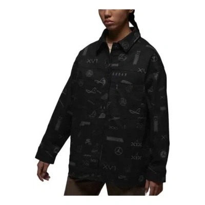 AIR JORDAN (WMNS) Air Jordan Trucker Jacket 'Black'