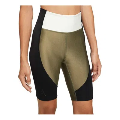 AIR JORDAN (WMNS) Air Jordan x Aleali May Crossover Tight Colorblock Gym Shorts Green