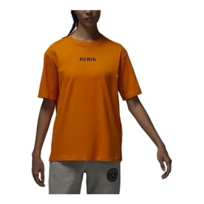AIR JORDAN (WMNS) Air Jordan x PSG Paris T-Shirt 'Orange'