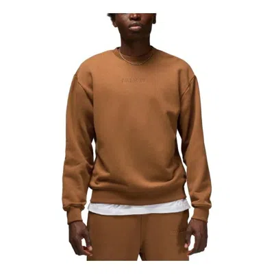 AIR JORDAN Air Jordan Wordmark Fleece Crew Sweat 'Light British Tan'