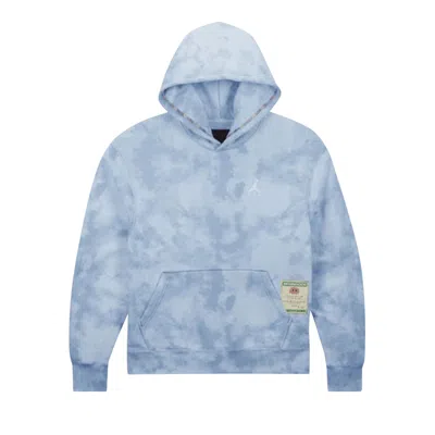 AIR JORDAN AIR JORDAN X J BALVIN FLEECE HOODIE 'CELESTINE BLUE/LECHE BLUE'