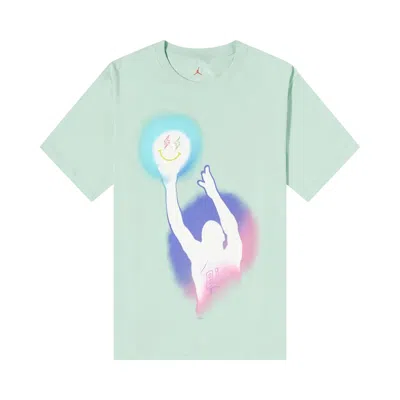 AIR JORDAN AIR JORDAN X J BALVIN T-SHIRT 'ENAMEL GREEN'